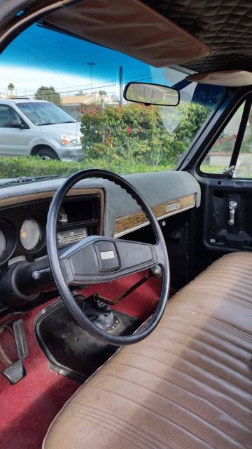 1975 Black Chevrolet C-10 Standard Cab Pickup