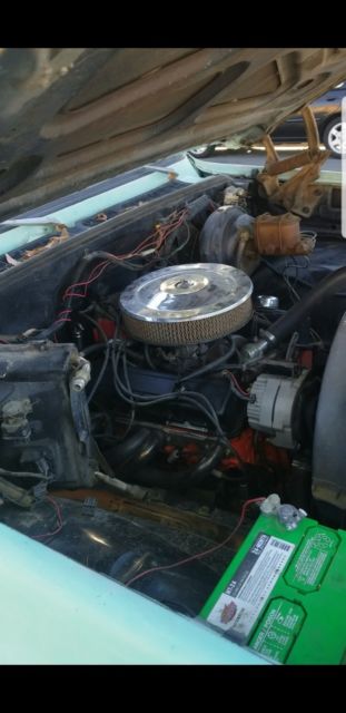 1975 Teal/ white Chevrolet C-10 Standard Cab Pickup