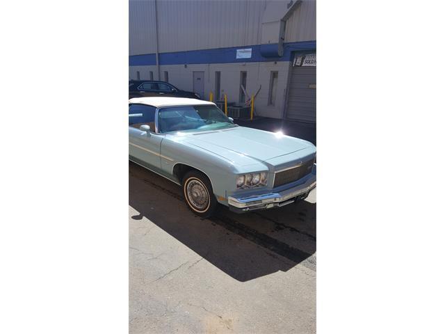 1975 Blue Chevrolet Caprice Convertible