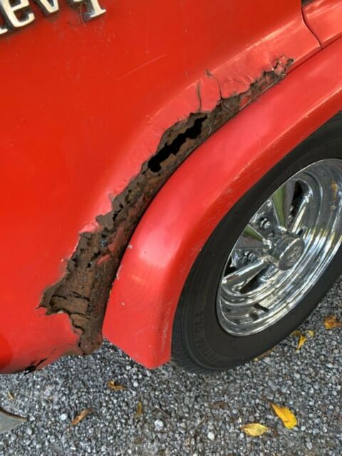 1975 Red Chevrolet CG10 Van Camper