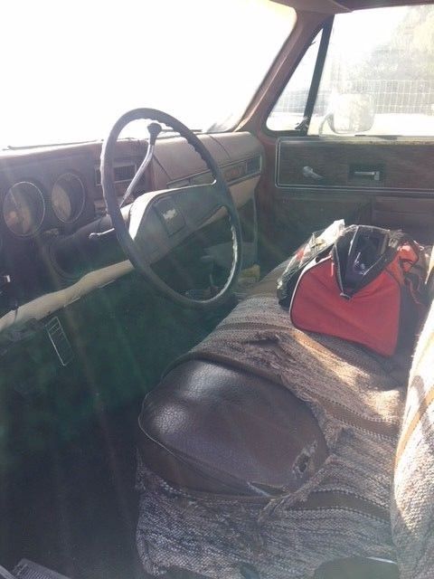 1975 Red Chevrolet Cheyenne Standard Cab Pickup