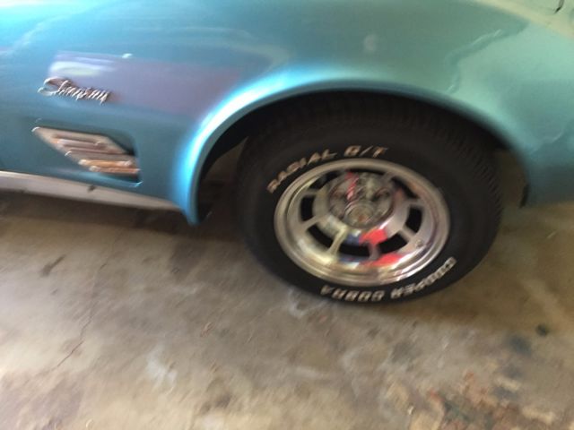 1975 Blue Chevrolet Corvette Coupe