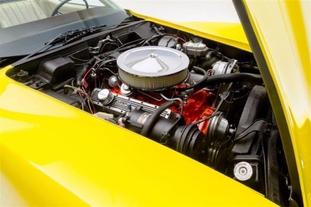 1975 Yellow Chevrolet Corvette Convertible