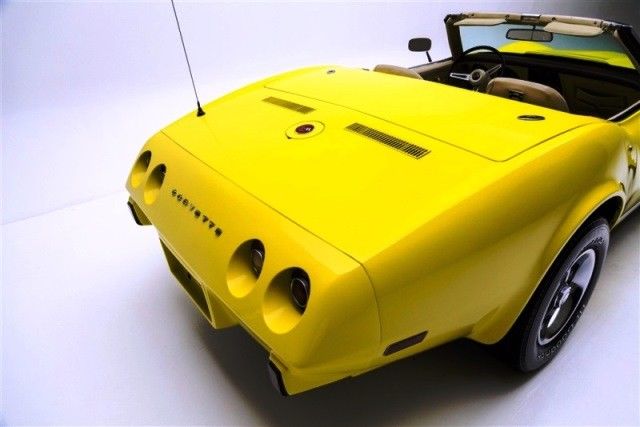 1975 Yellow Chevrolet Corvette Convertible