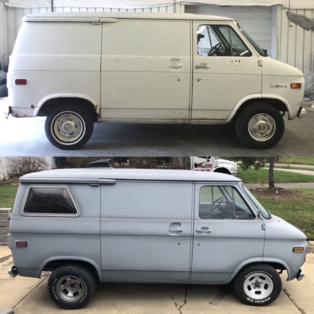 1975 Gray Chevrolet G10 Van Shorty