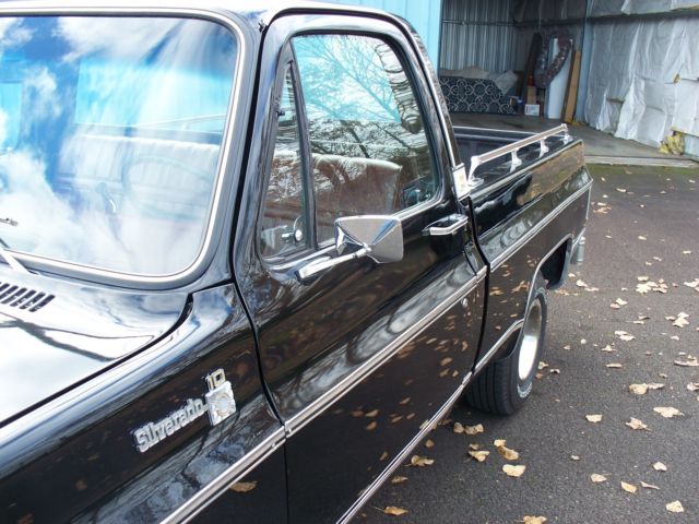 1975 Black Chevrolet C-10 Standard Cab Pickup