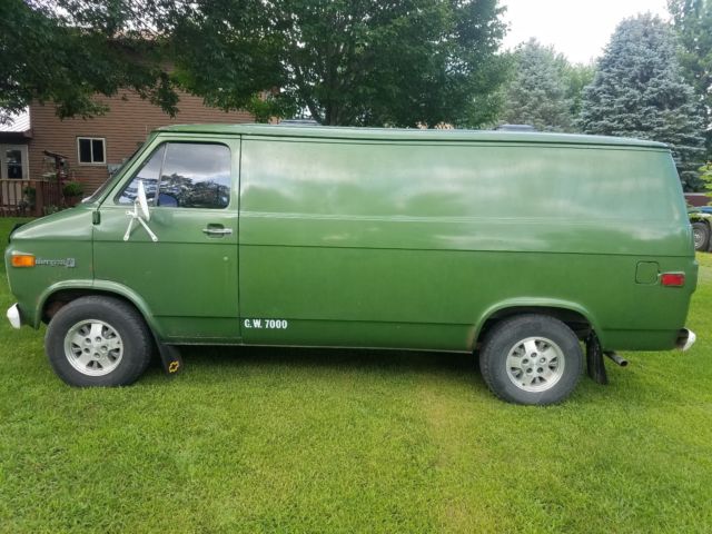 1975 Green Chevrolet G20 Van Van