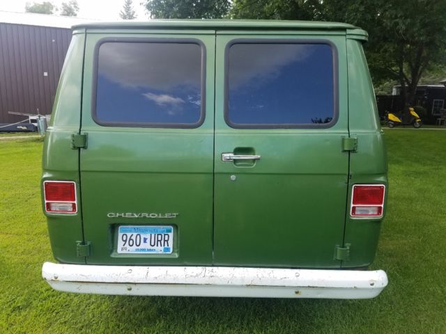 1975 Green Chevrolet G20 Van Van
