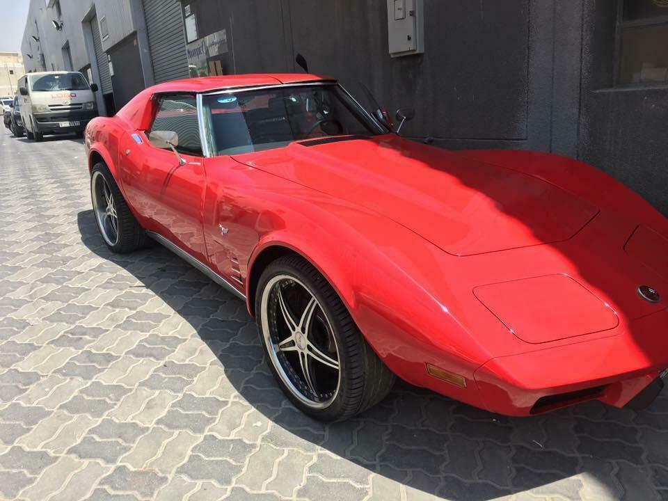 1975 Red Chevrolet Corvette Convertible