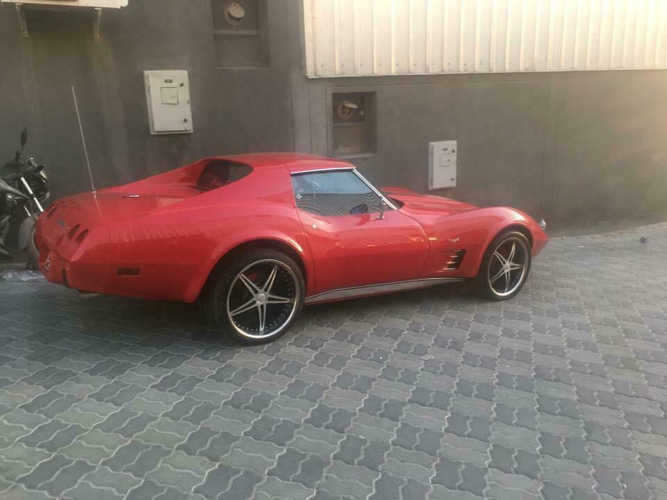 1975 Red Chevrolet Corvette Convertible