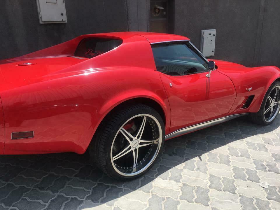 1975 Red Chevrolet Corvette Convertible