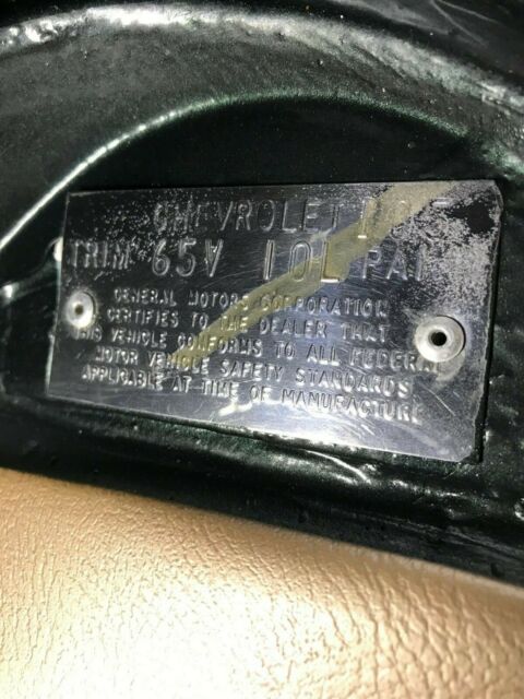 1975 Green Chevrolet Corvette Convertible