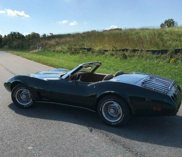 1975 Green Chevrolet Corvette Convertible