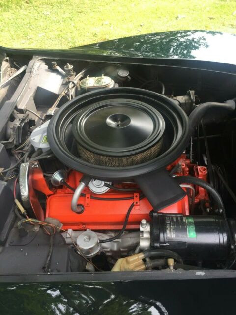 1975 Green Chevrolet Corvette Convertible