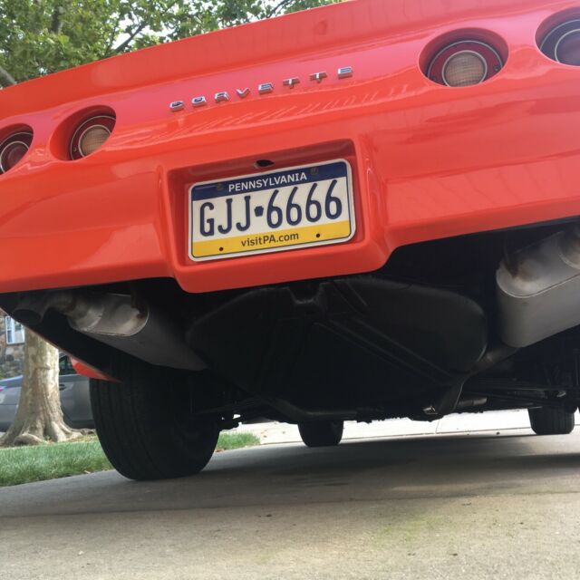 1975 Orange Chevrolet Corvette Coupe