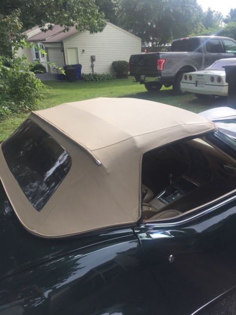 1975 Green Chevrolet Corvette Convertible