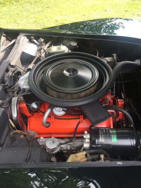 1975 Green Chevrolet Corvette Convertible