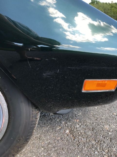 1975 Green Chevrolet Corvette Convertible