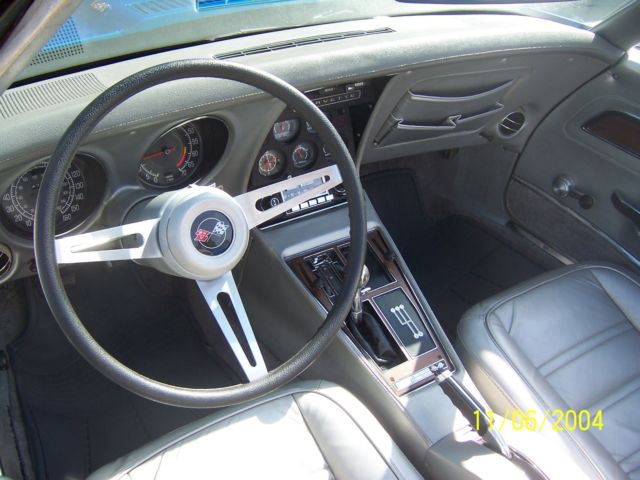 1975 Blue Chevrolet Corvette Convertible
