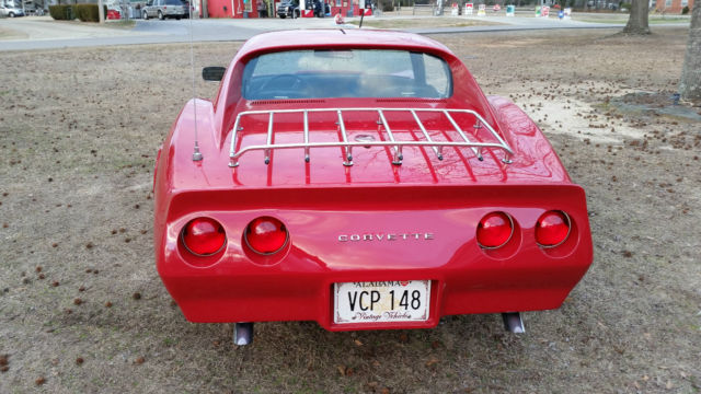 1975 Red Chevrolet Corvette Coupe