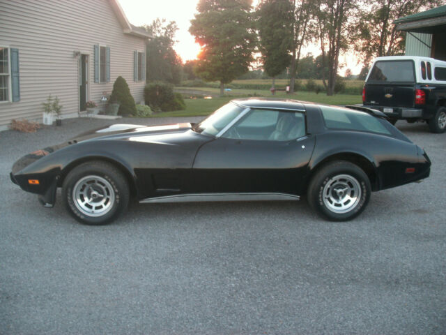 1975 Black Chevrolet Corvette