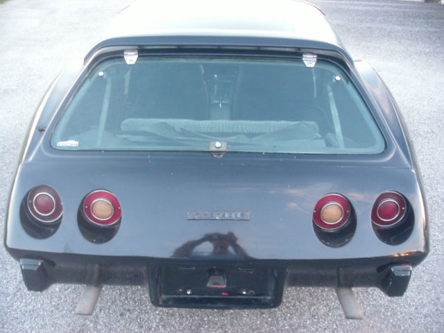 1975 Black Chevrolet Corvette Coupe