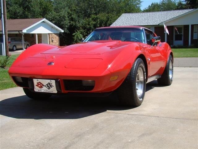 1975 Miglia Red Chevrolet Corvette Coupe