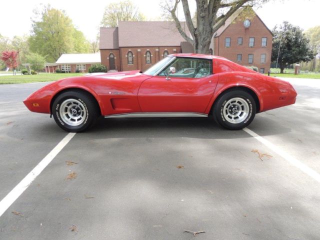 1975 Miglia Red Chevrolet Corvette Coupe