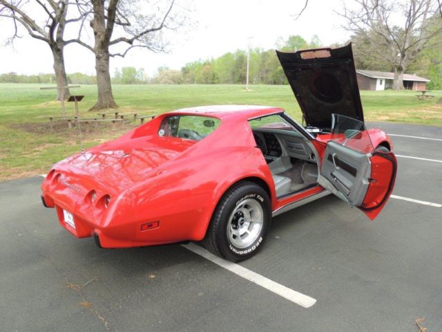 1975 Miglia Red Chevrolet Corvette Coupe