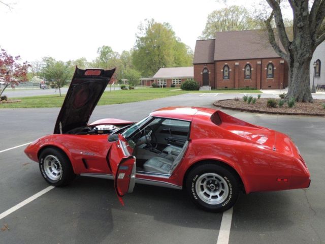 1975 Miglia Red Chevrolet Corvette Coupe