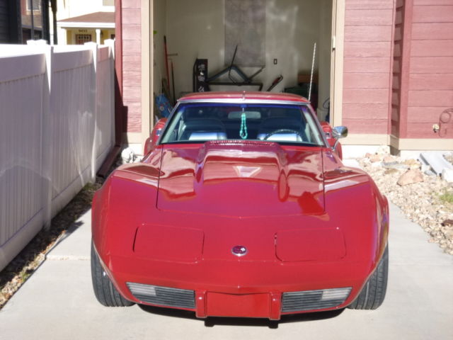 1975 Red Chevrolet Corvette Coupe