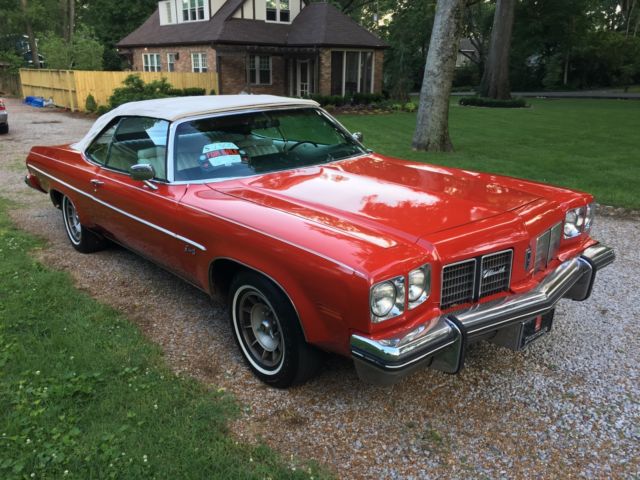 1975 Red Oldsmobile Eighty-Eight Convertible