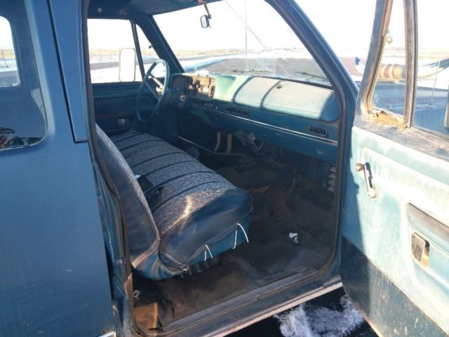 1975 Blue Plymouth D200 Crew Cab Pickup