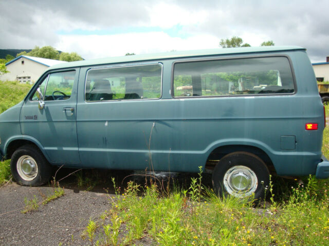 1975 Blue Dodge Ram Van Standard Passenger Van