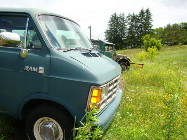 1975 Blue Dodge Ram Van Standard Passenger Van