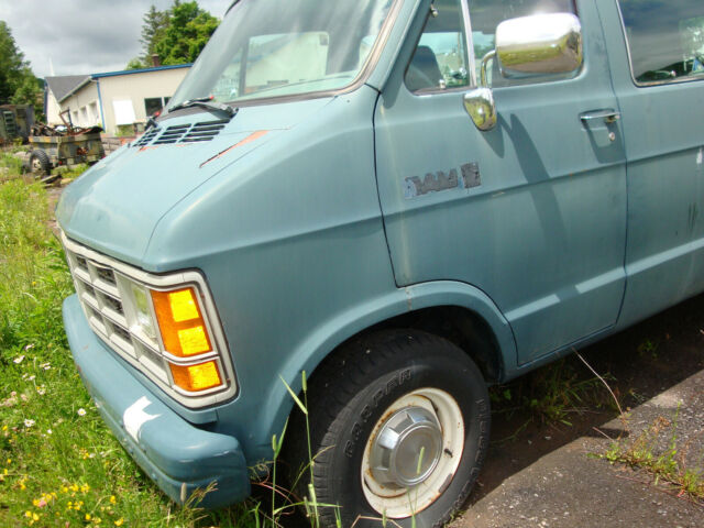 1975 Blue Dodge Ram Van Standard Passenger Van