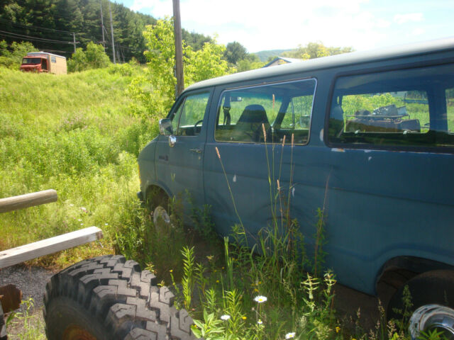 1975 Blue Dodge Ram Van Standard Passenger Van