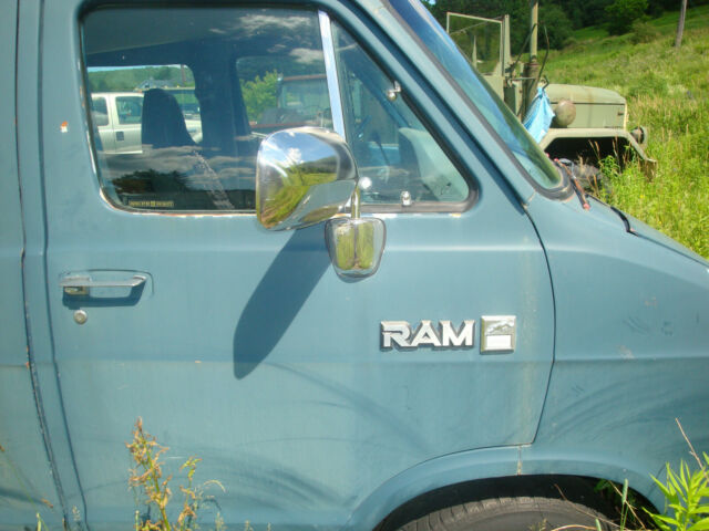 1975 Blue Dodge Ram Van Standard Passenger Van