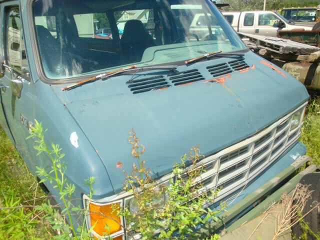 1975 Blue Dodge Ram Van Standard Passenger Van