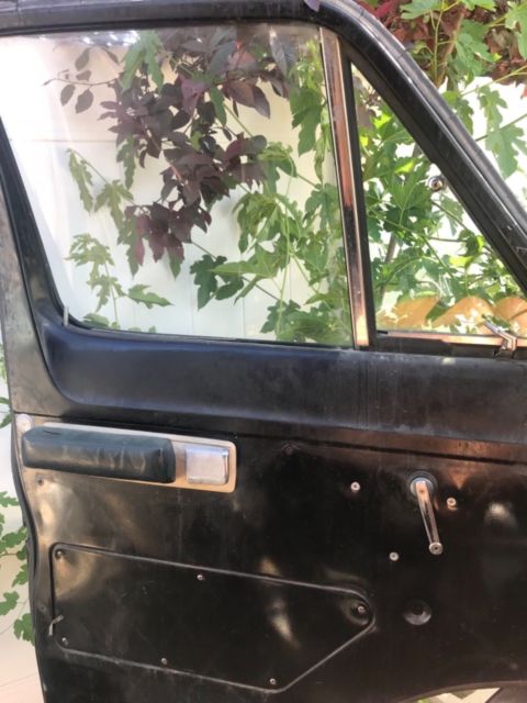 1975 Black Dodge Van UTILITY