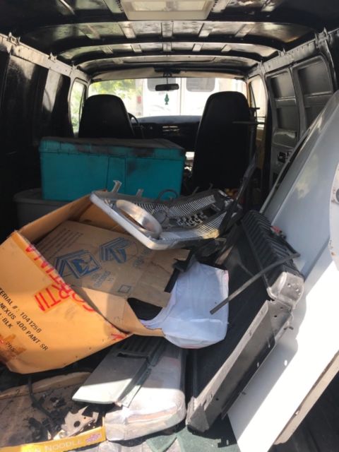 1975 Black Dodge Van UTILITY