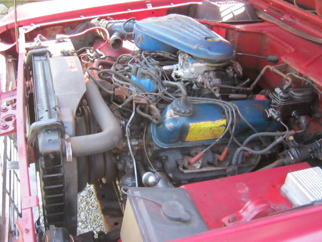 1975 Red Ford Bronco