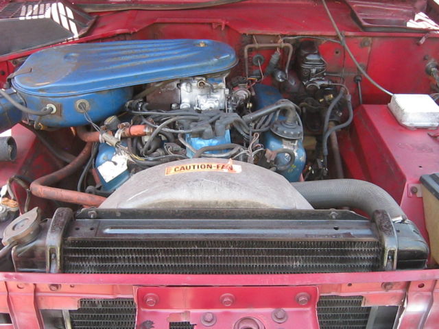 1975 Red Ford Bronco