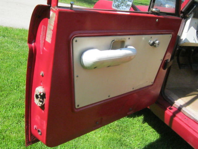 1975 Red Ford Bronco
