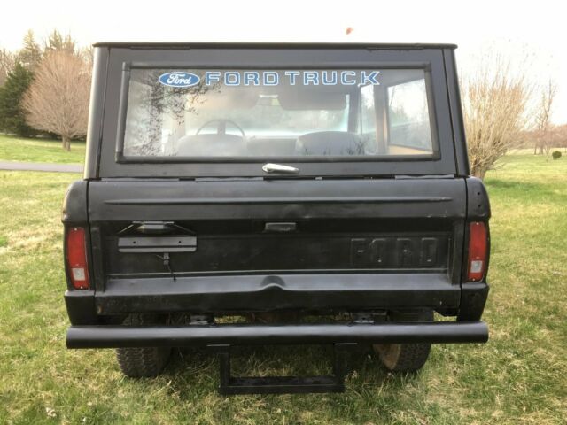 1975 Black Ford Bronco Power Steering