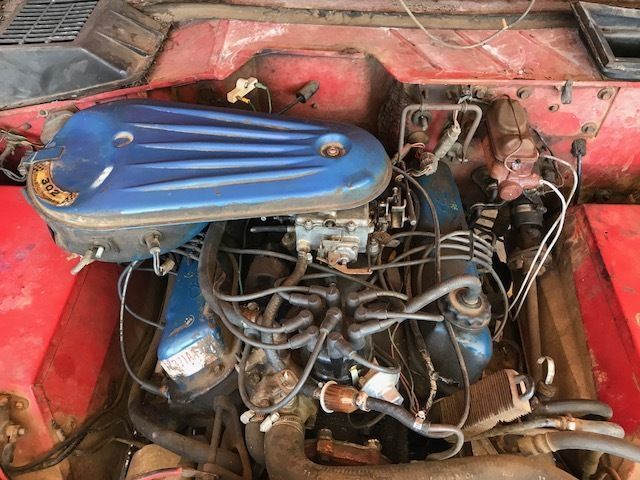 1975 Red Ford Bronco SUV