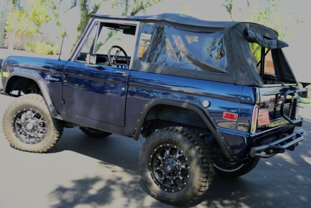 1975 Blue Ford Bronco Convertible