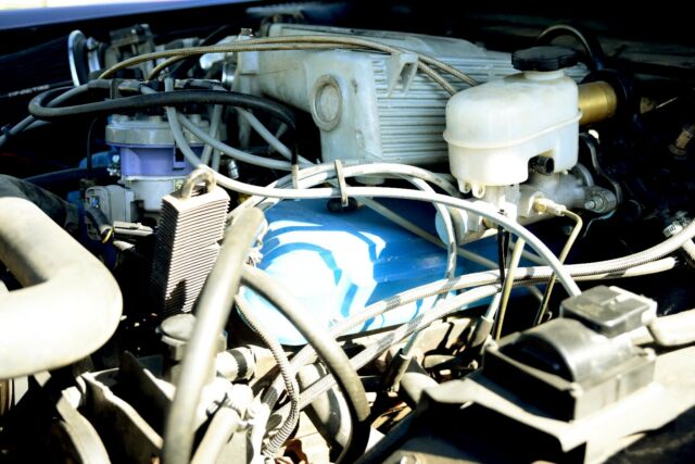 1975 Blue Ford Bronco Convertible