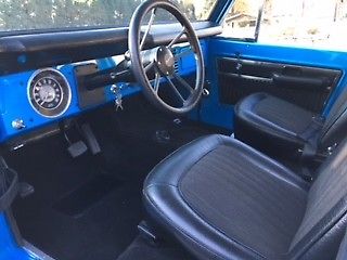 1975 Blue Ford Bronco Convertible