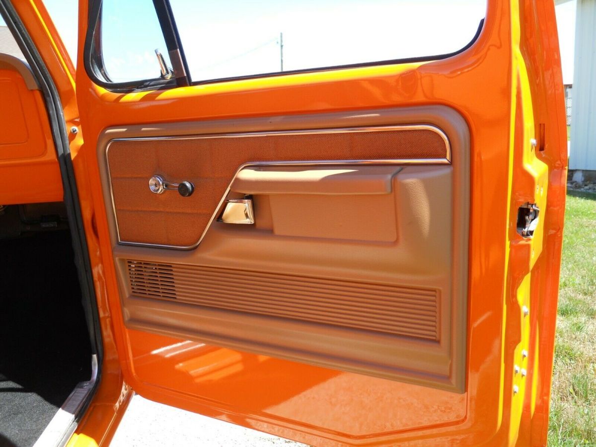 1975 Orange Ford F-150 Standard Cab Pickup
